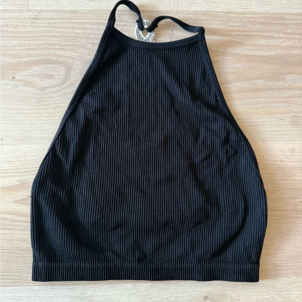 Zara Halter Top with Crochet Detail - Picture 2 of 3
